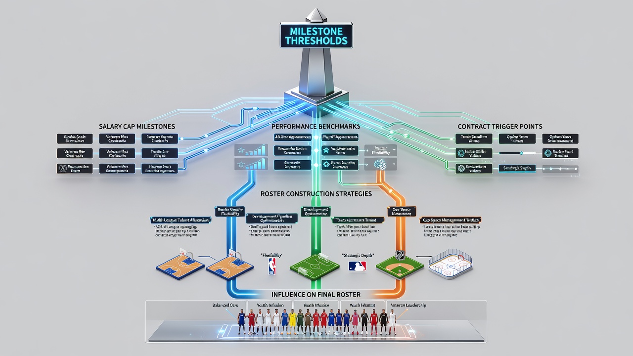 Chart illustrating roster construction timelines around key statistical milestones in 2026