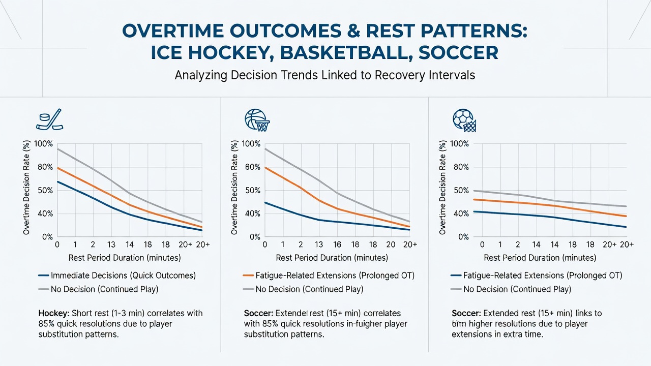 Comparative rest period effects on playoff overtime results in major sports
