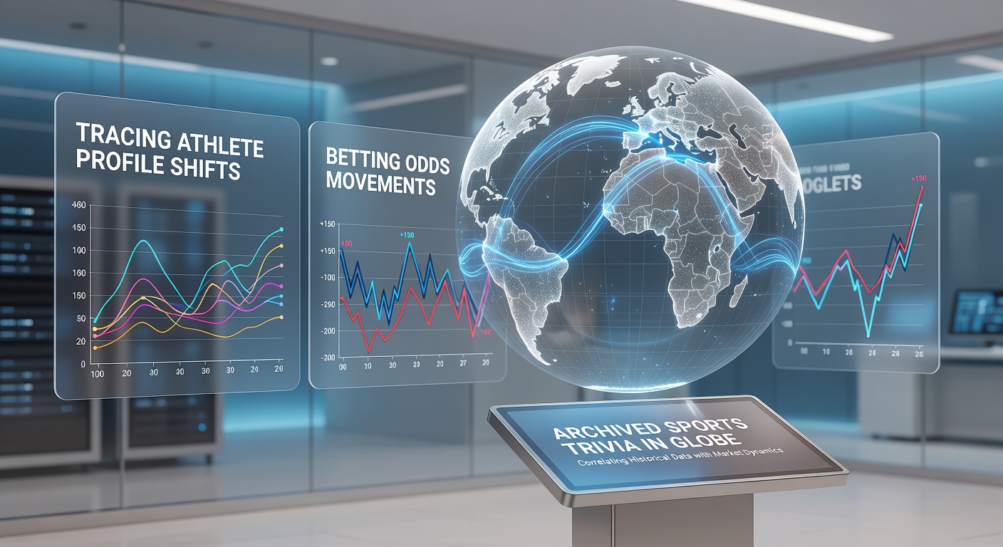 Detailed charts comparing athlete statistics evolution with betting odds trends from archived global sports events